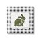 Stupell Industries Festive Easter Bunny Plaid Canvas Wall Art